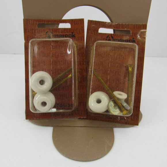 Amerock T-705 Knob Furnituretrim Porcelain 3/4" Cabinet Pulls Lot of 2 Boxes - Picture 7 of 7